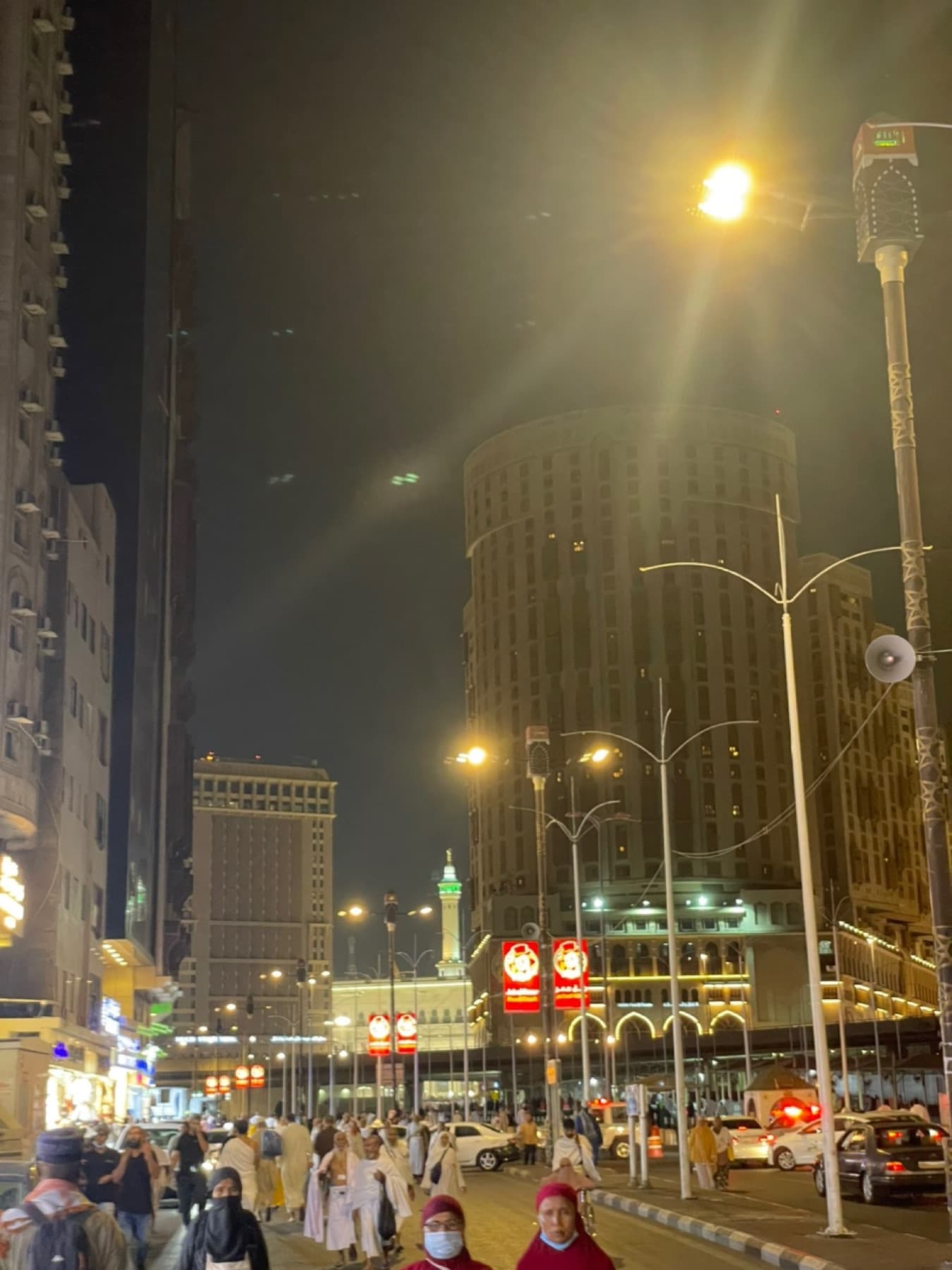 مناره جنوبی مسجدالحرام از طریق ابراهیم خلیل