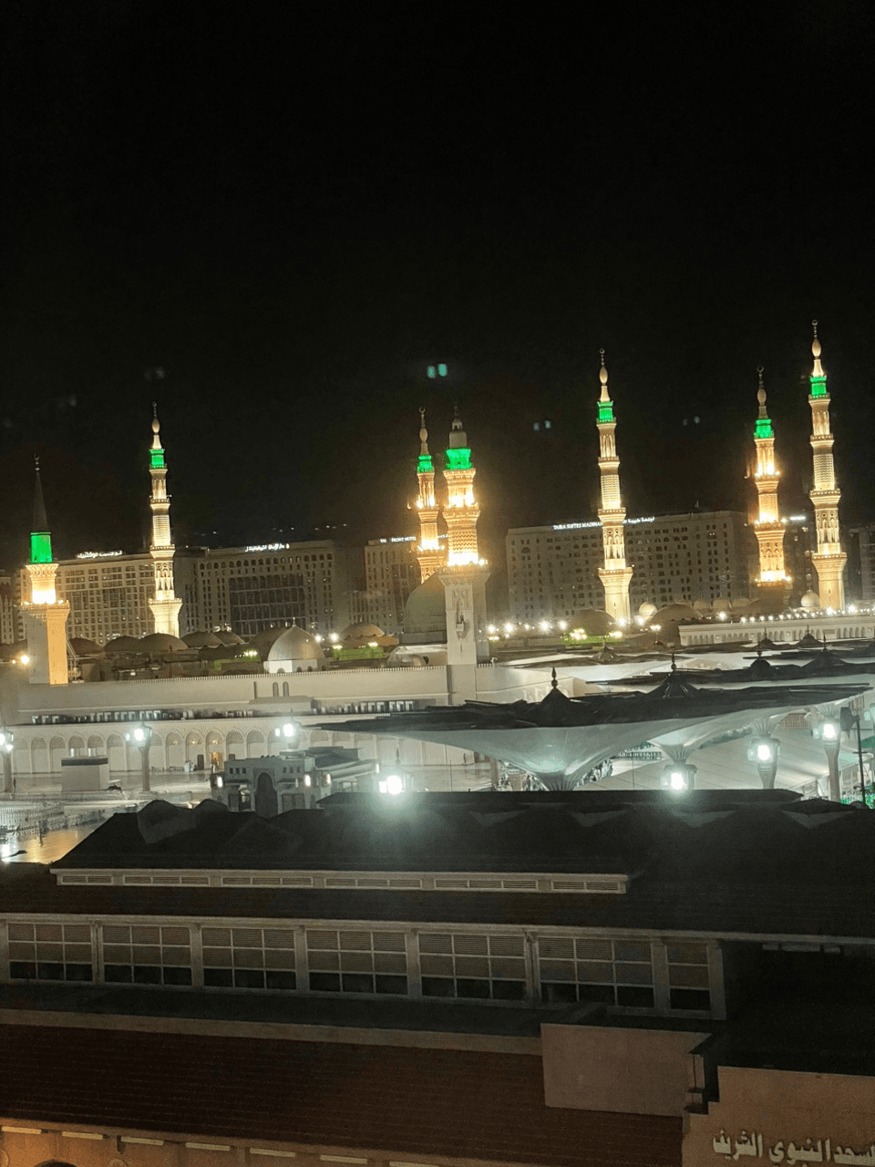 قبةالخضراء از پنجرهٔ اتاق ۴۳۸